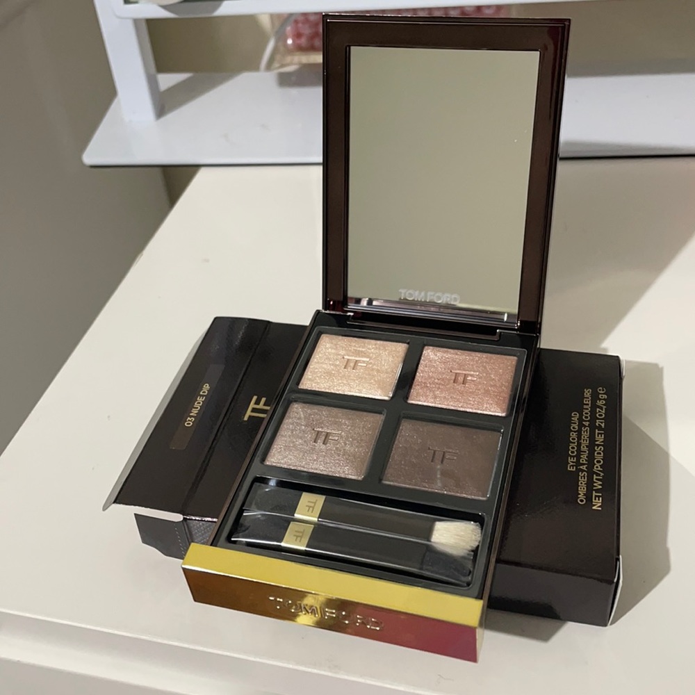 Brand New Tom Ford 03 NUDE DIP EYESHADOW QUAD